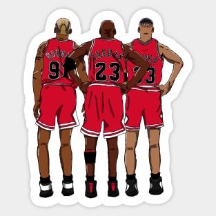 The Last Dance - Bulls 98 Small logo Sticker